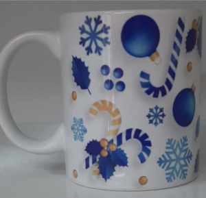 Caneca Porcelana Enfeite Natalino