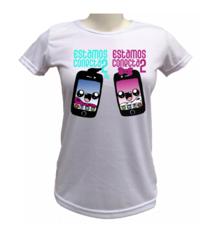 Camiseta feminina 100% poliester personalizada