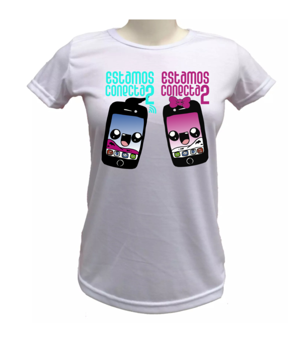 Camiseta feminina 100% poliester personalizada